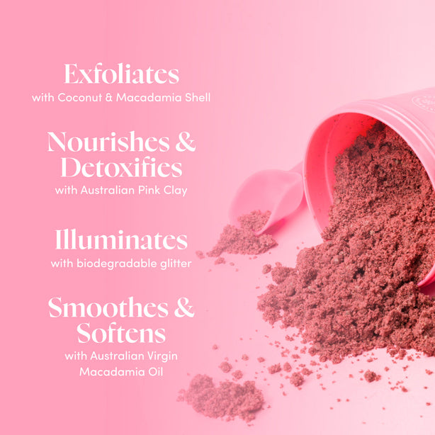 Australian Pink Clay Smoothing Body Sand