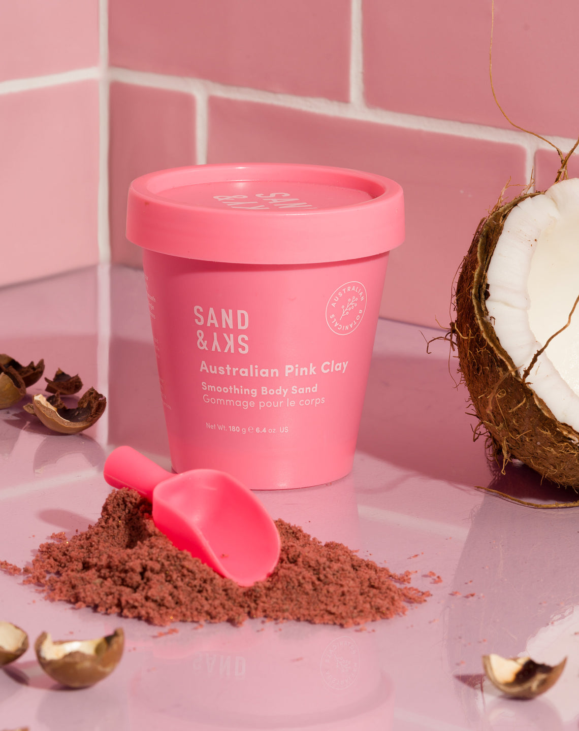 Australian Pink Clay Smoothing Body Sand