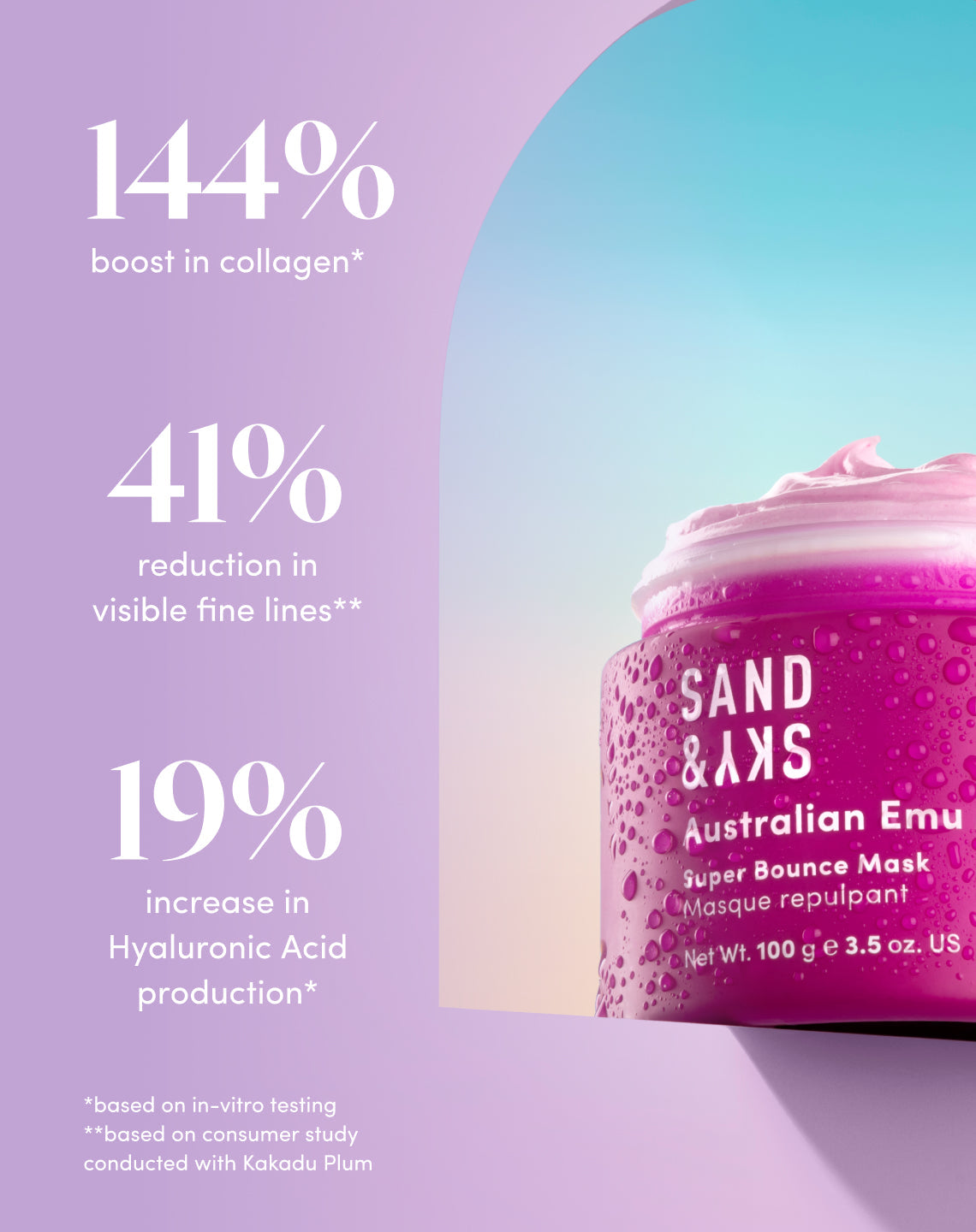 Australian Glow Berries Super Bounce Mask