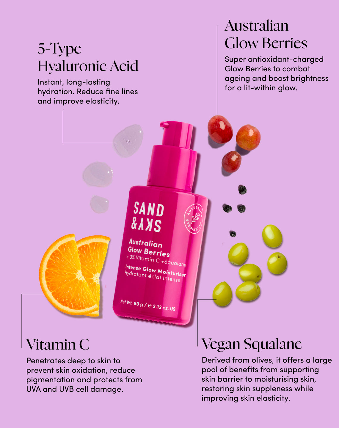 How to use Australian Glow Berries Intense Glow Moisturizer - application instructions