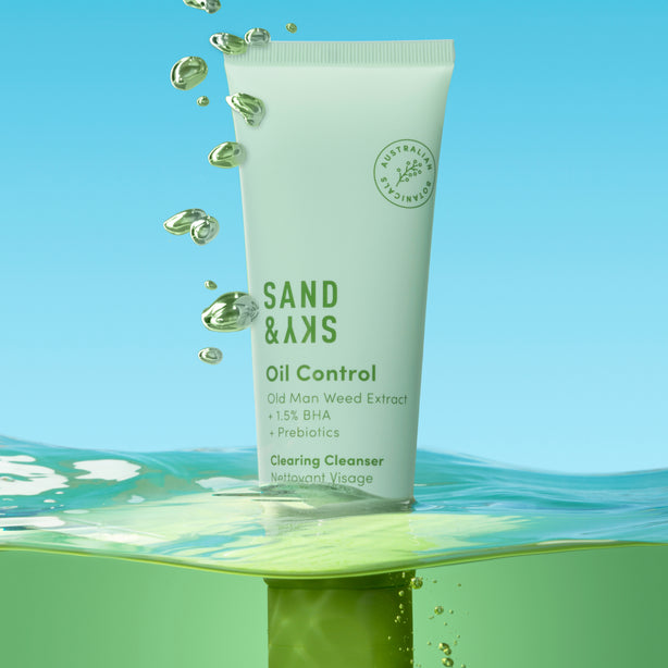 Best face wash for oily skin packaging - Australian Oil Control Clearing Cleanser 4.2oz bottle