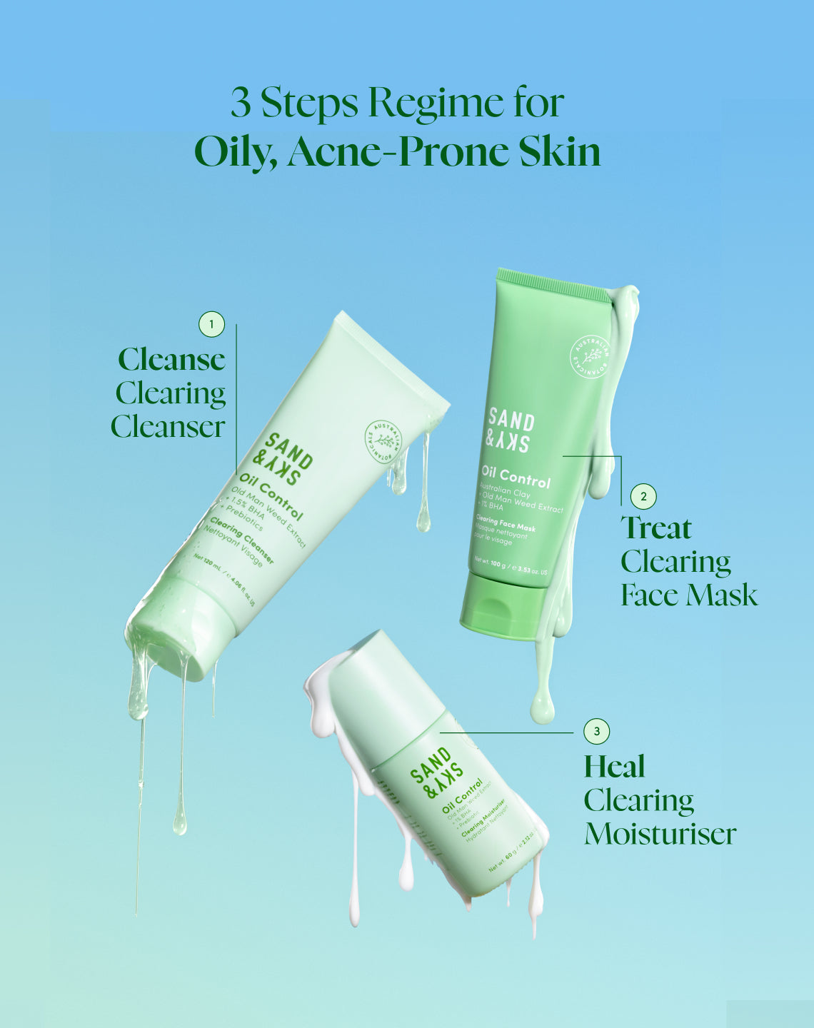 Oil Control Clearing Moisturizer lifestyle image - product in use