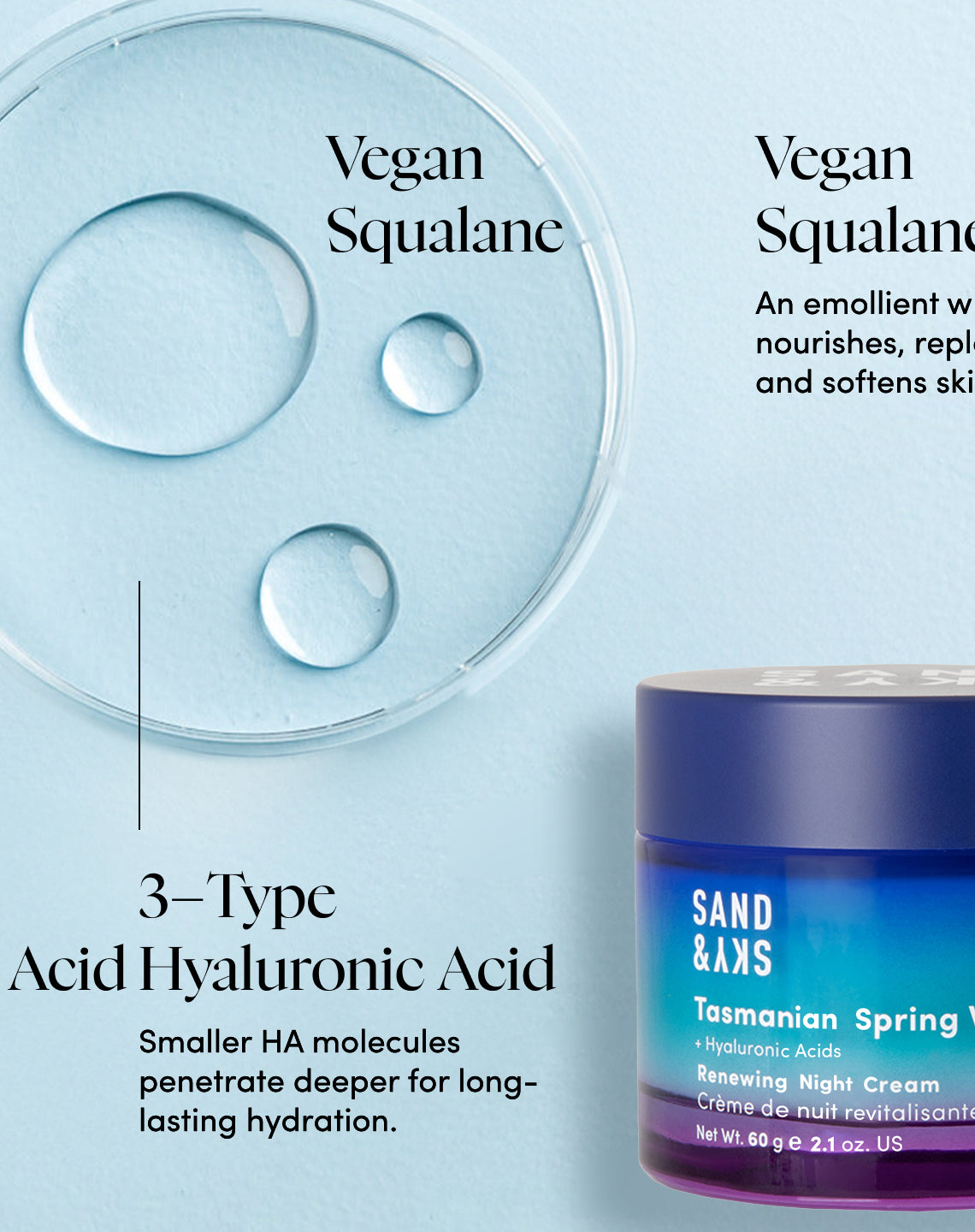 How to use Tasmanian Spring Water Renewing Night Cream - application instructions