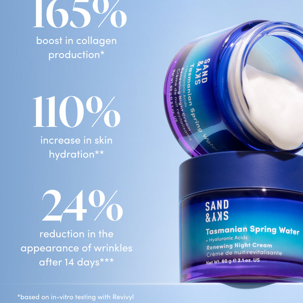 Tasmanian Spring Water Renewing Night Cream benefits and results