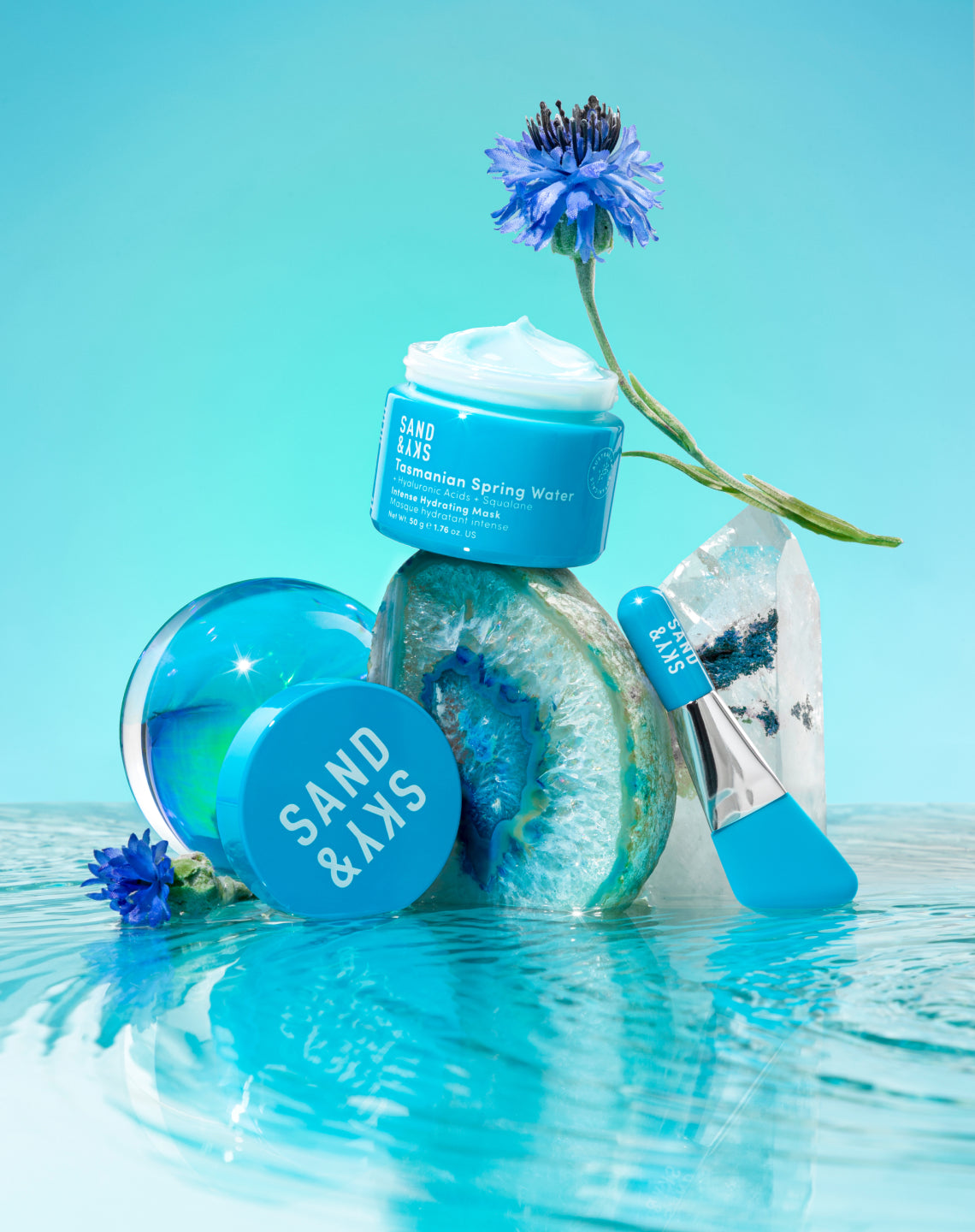 Tasmanian Spring Water Intense Hydrating Mask packaging - hero container