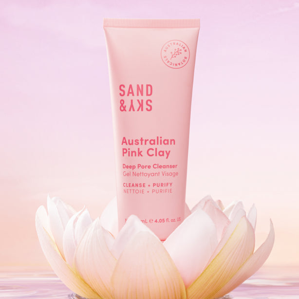 Australian Pink Clay Deep Pore Cleanser packaging - hero container