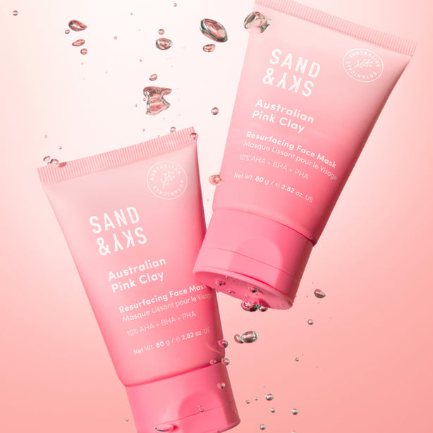 Australian Pink Clay Resurfacing Mask packaging - hero container