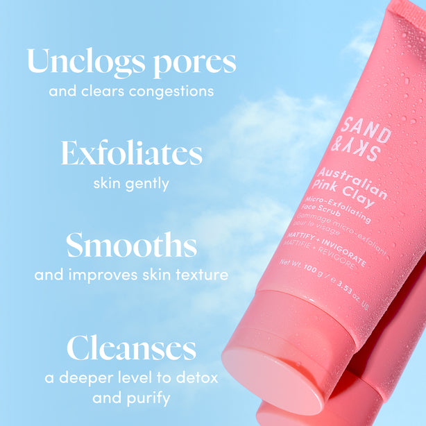 Australian Pink Clay Flash Perfection Exfoliator benefits and results