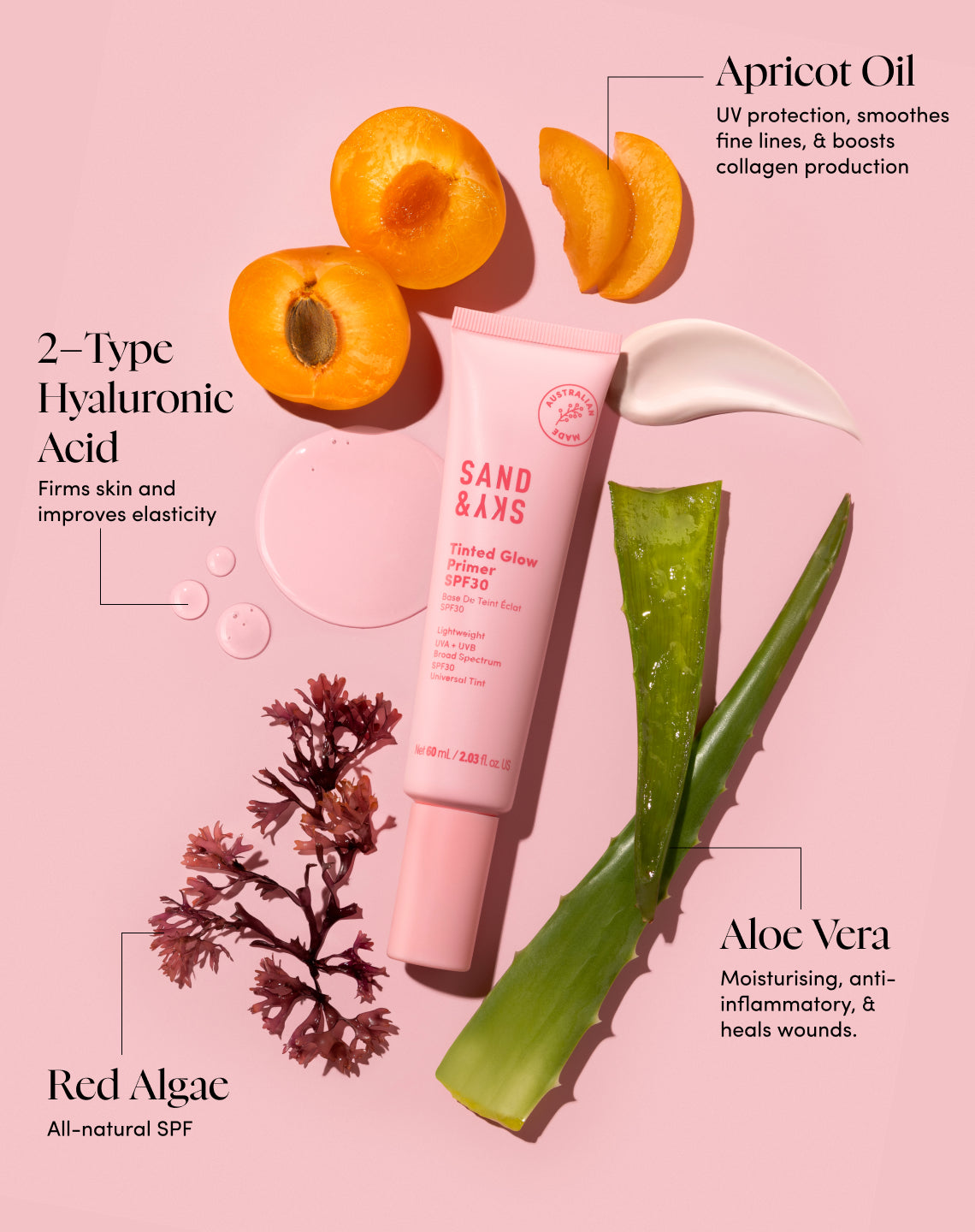 How to use Tinted Glow Primer SPF30 Sunscreen - application instructions