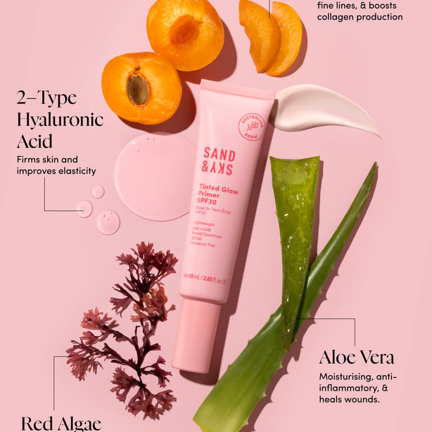 How to use Tinted Glow Primer SPF30 Sunscreen - application instructions