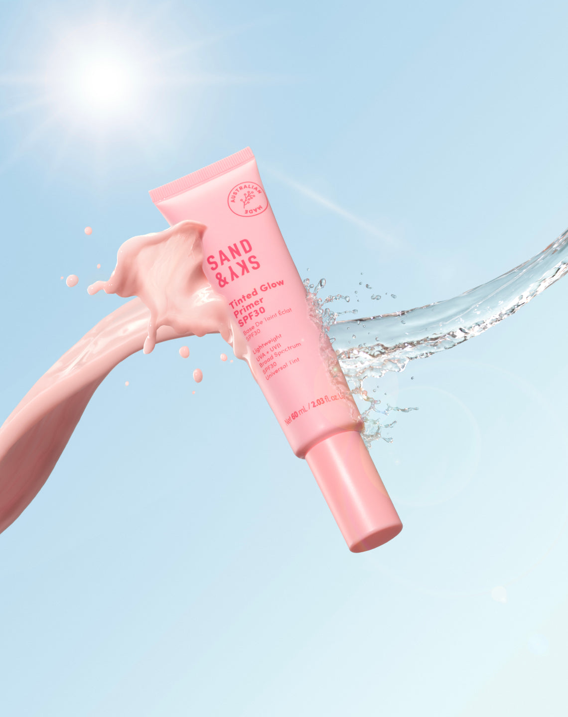 Tinted Glow Primer SPF30 Sunscreen packaging - hero container