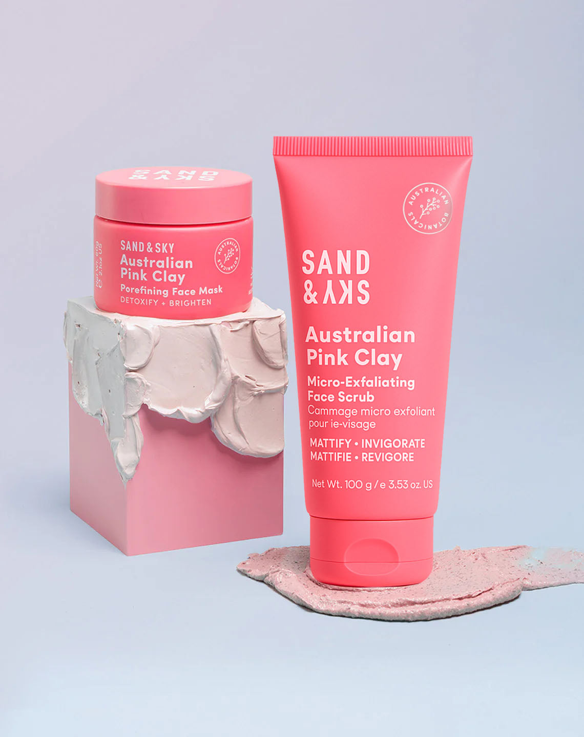 Pink Clay Skincare Set - Perfect Skincare Bundle &VerticalLine; Sand ...