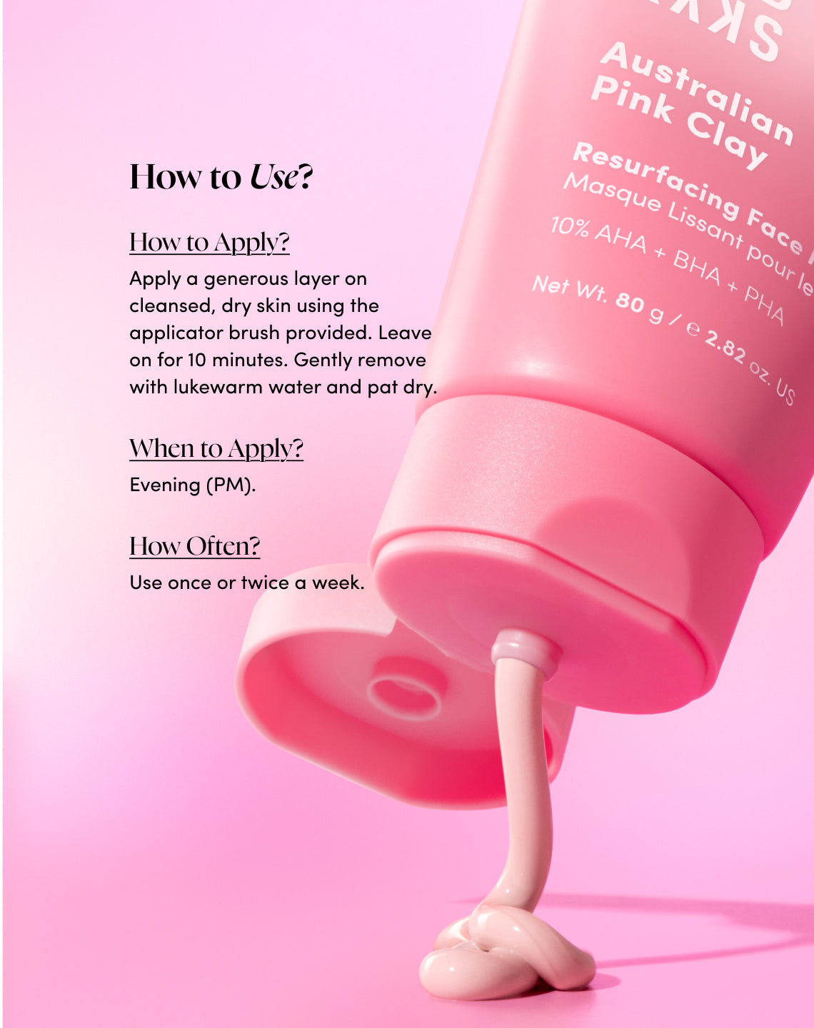 Australian Pink Clay Resurfacing Mask