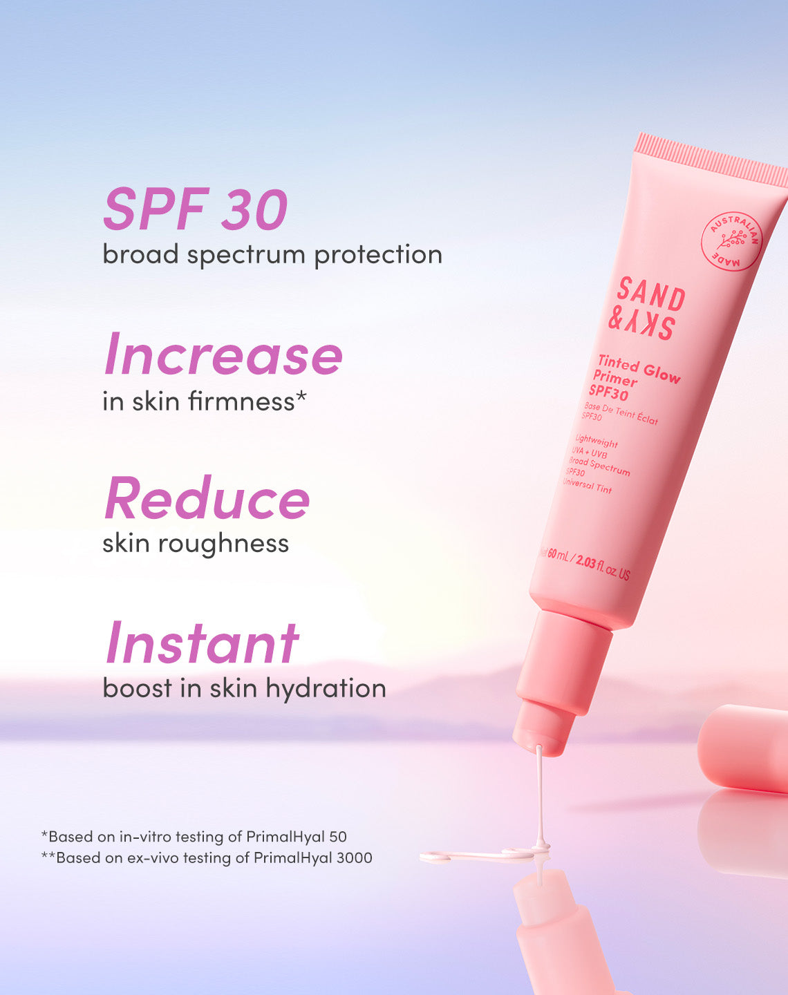 Tinted Glow Primer SPF30 Sunscreen